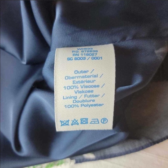 Boden Blue Floral Selina Dress 12R New - Picture 4 of 7